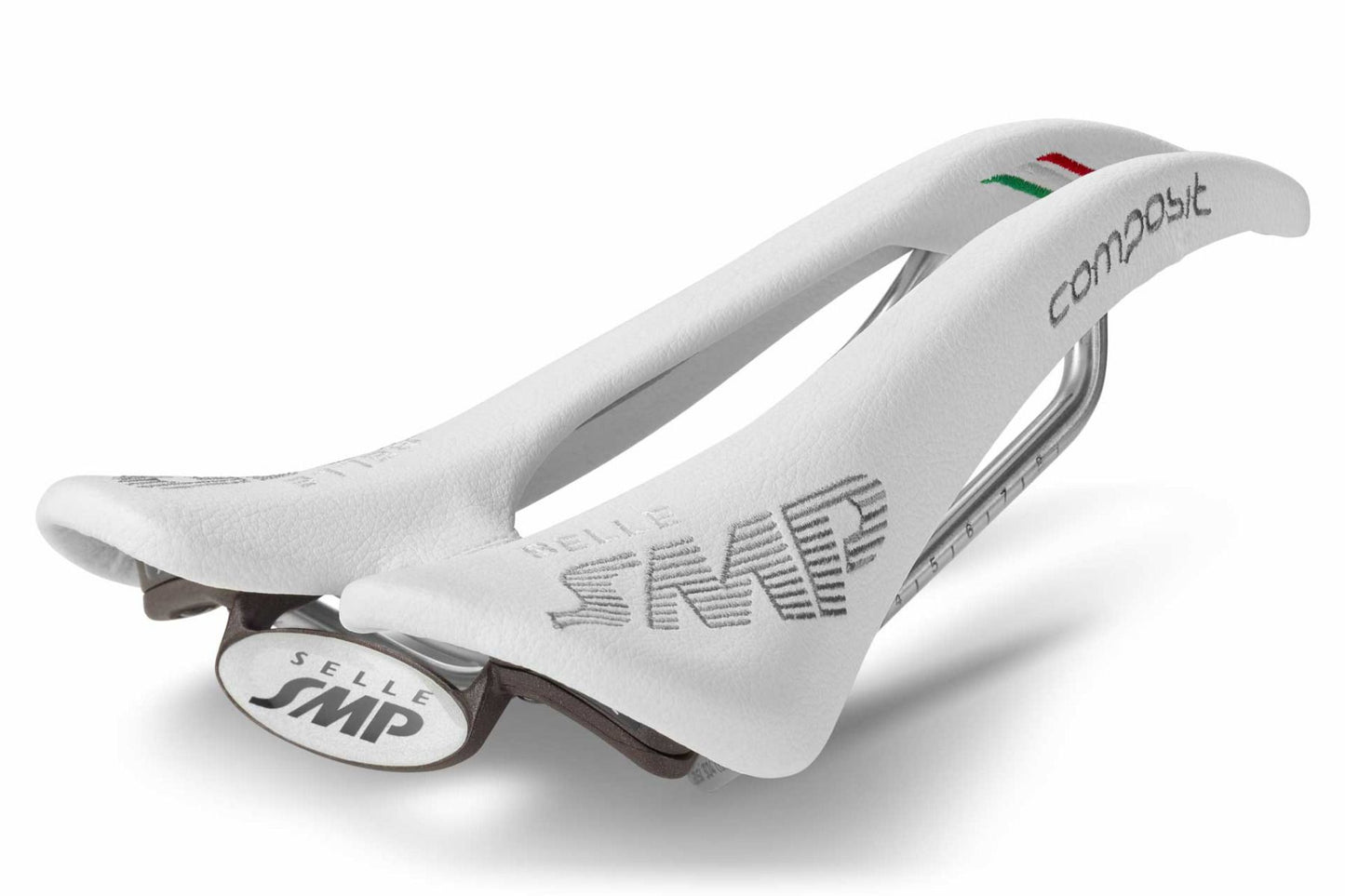 Selle SMP Composit Saddle with Steel Rails (White)
