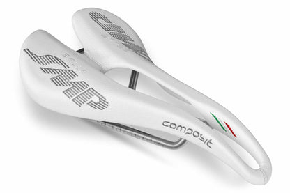 Selle SMP Composit Saddle with Steel Rails (White)