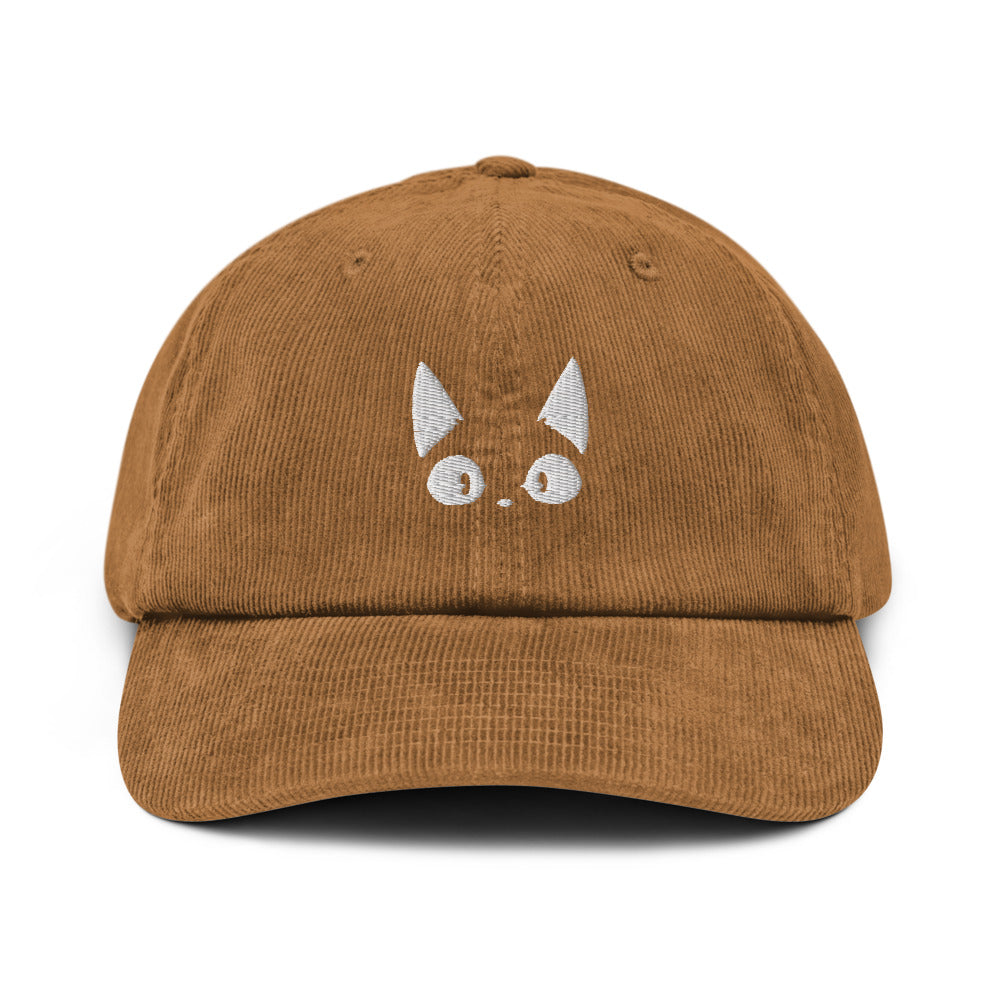 Amazed Cat Corduroy Hat