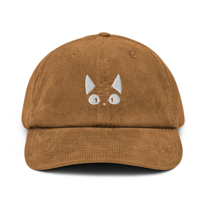 Amazed Cat Corduroy Hat