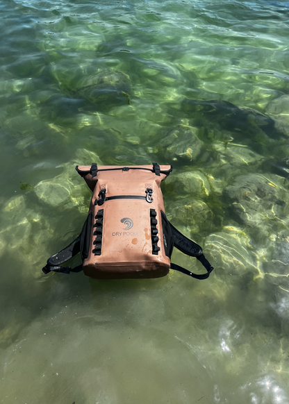 Coyote Brown - 25-Liter, Auto-Sealing, Waterproof, Floating, Scent Proof Dry Bag