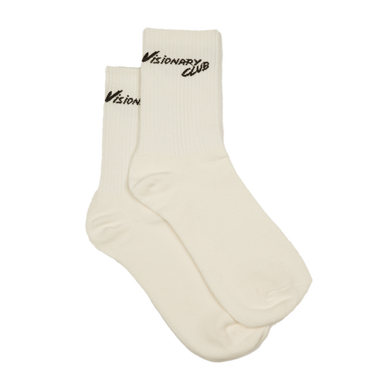 VISIONARY CREW SOCKS (CREAM)