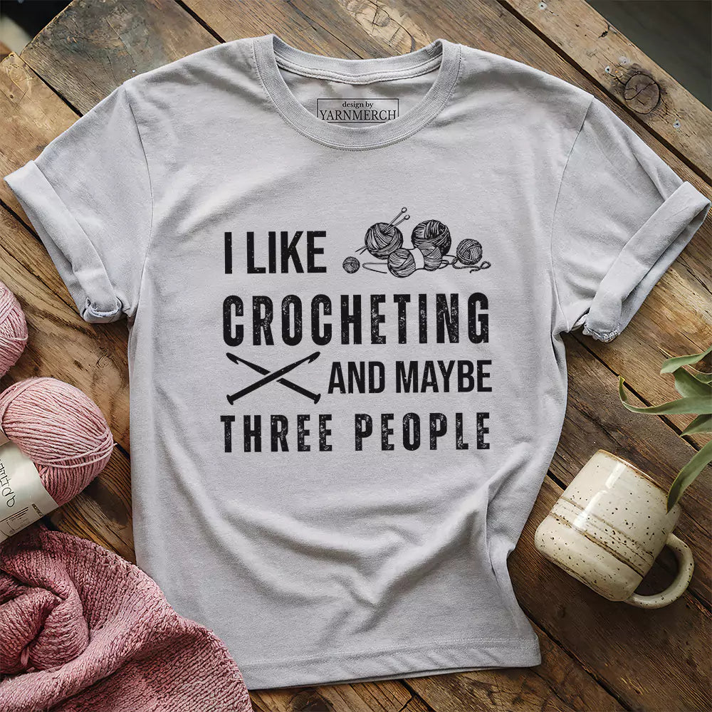 Crochet And Three People T-shirt