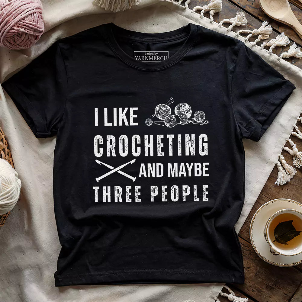 Crochet And Three People T-shirt