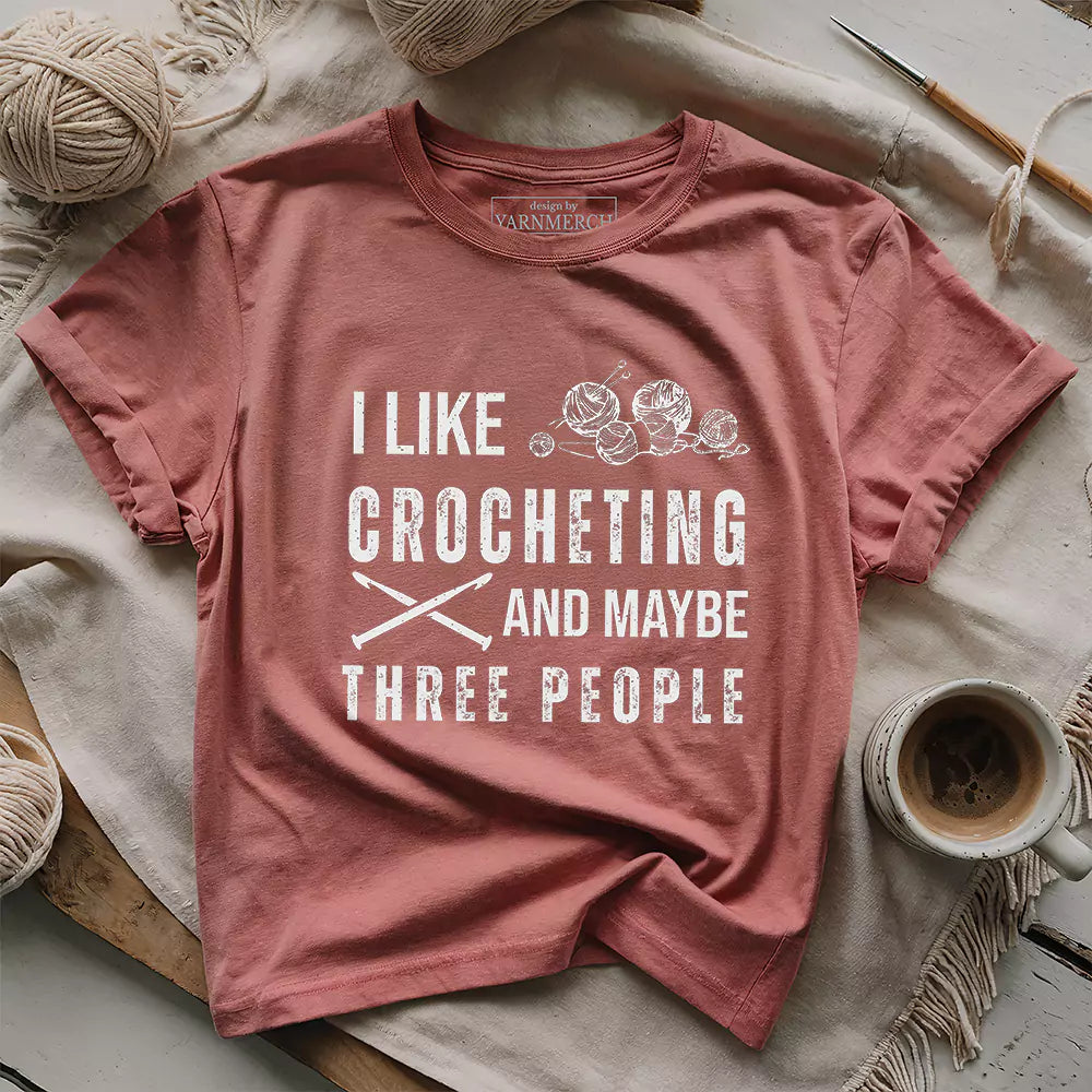 Crochet And Three People T-shirt