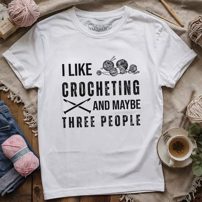 Crochet And Three People T-shirt