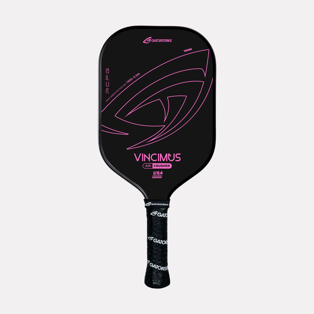 GatorStrike Vincimus Power — Raw Carbon Pickleball Paddle Under $150