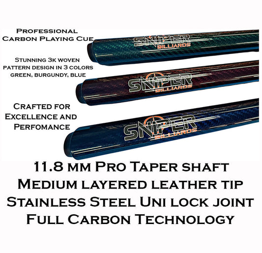 Sniper Carbon Playing Cue