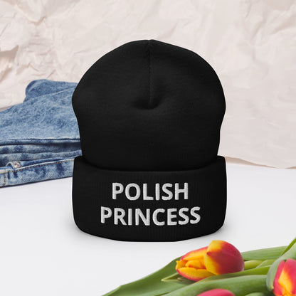 Polish Princess Cuffed Beanie