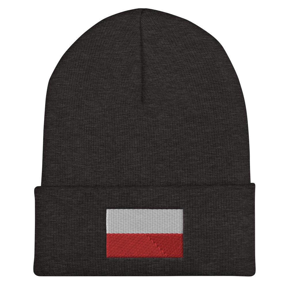Polish Flag Cuffed Beanie