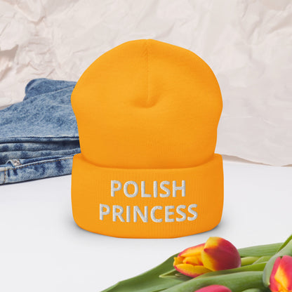 Polish Princess Cuffed Beanie