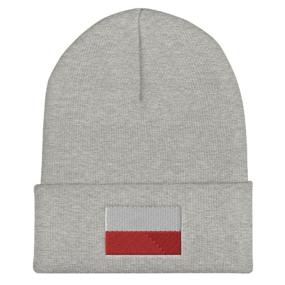 Polish Flag Cuffed Beanie