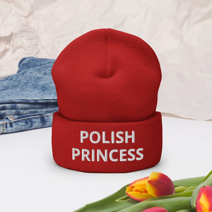 Polish Princess Cuffed Beanie