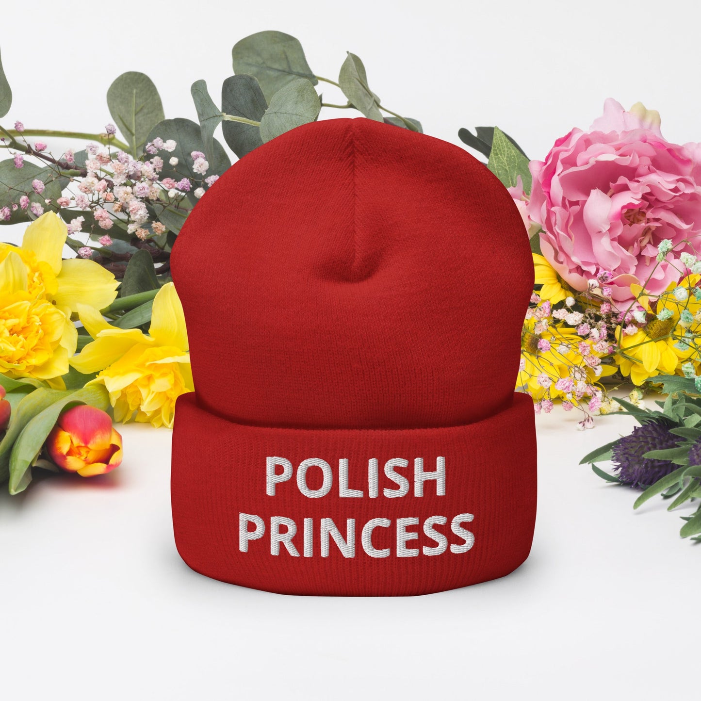 Polish Princess Cuffed Beanie