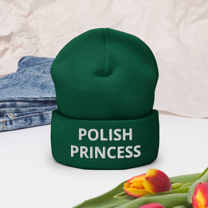 Polish Princess Cuffed Beanie