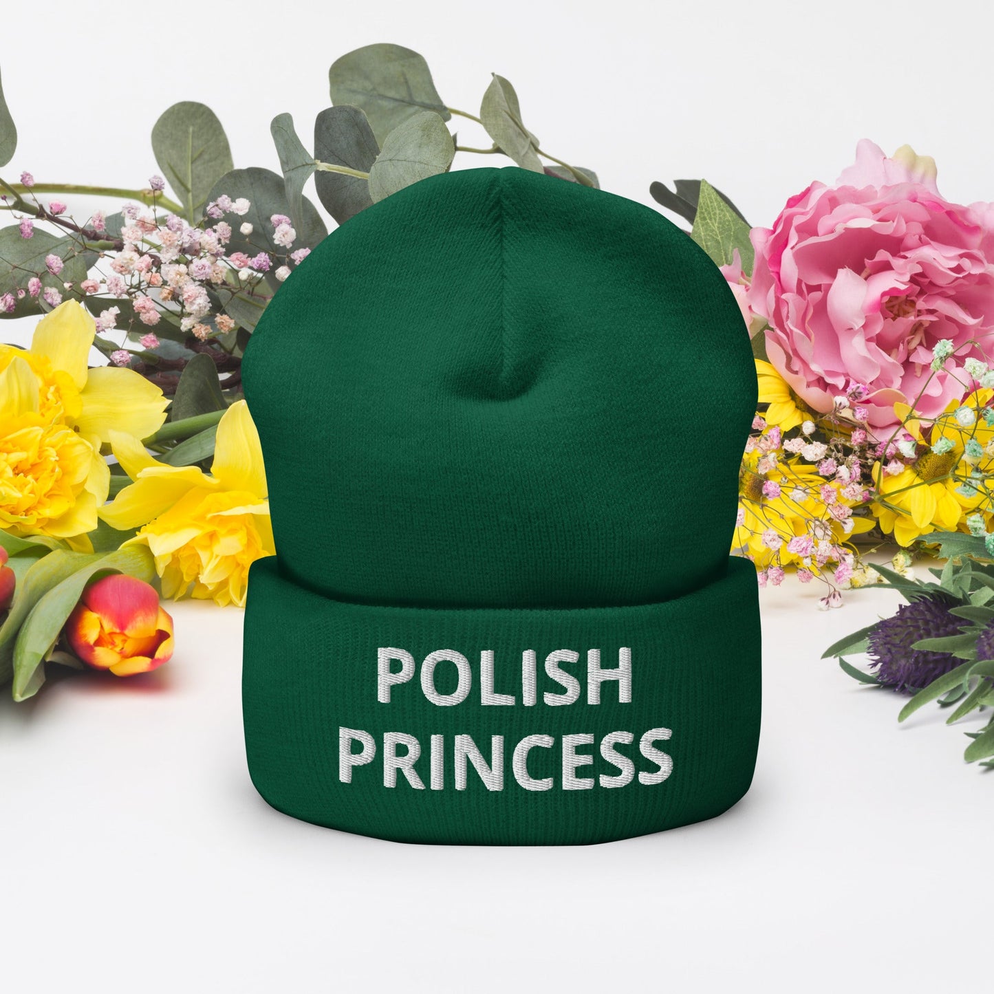 Polish Princess Cuffed Beanie