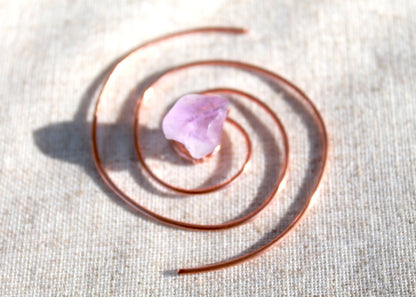 CuH2O Droplet: Crystal Infused Copper Coil Water Charger