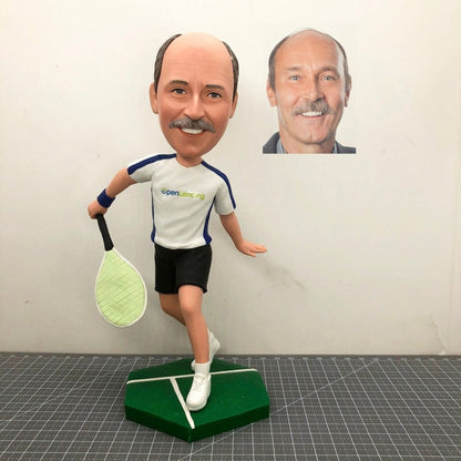 Custom Badminton Player Bobblehead