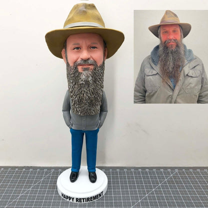 Custom beard bobblehead for dad