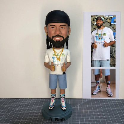 Custom beard bobblehead from photo
