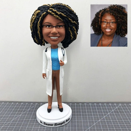 Custom Black Doctor Figurine