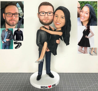 Custom Bobblehead Couple Wedding Dolls
