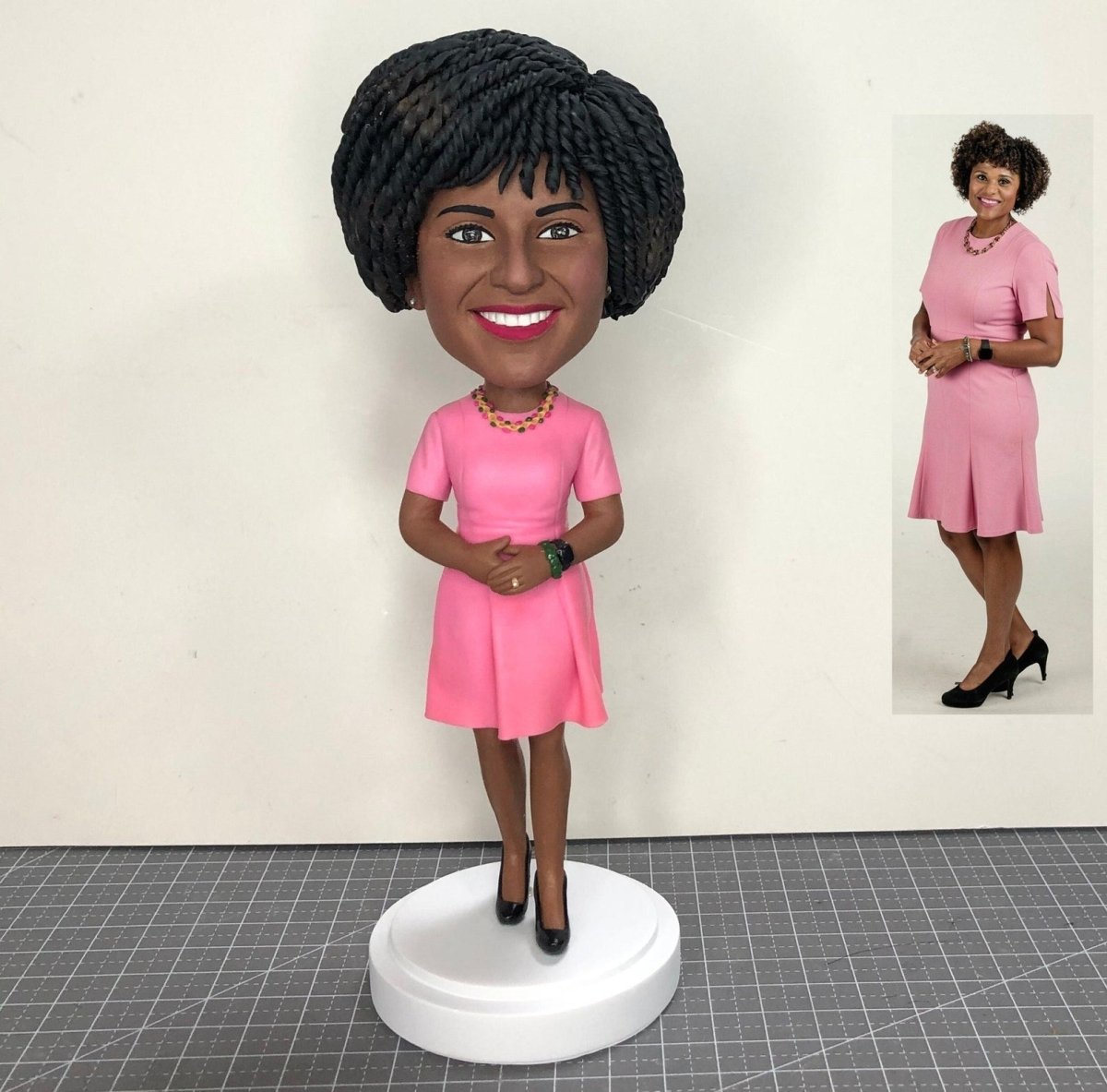 Custom Bobblehead Figurine _ Personalized Handmade Clay Figure