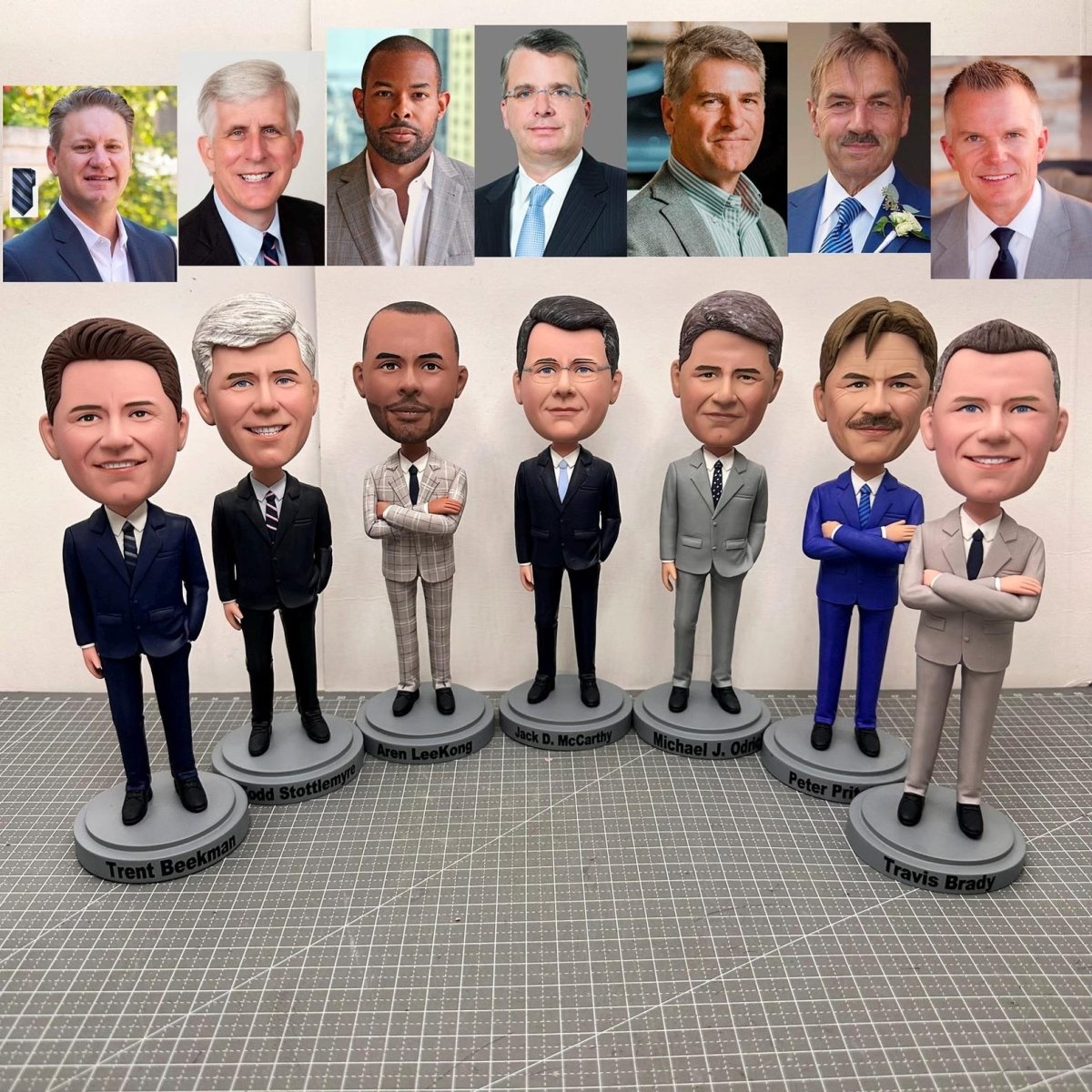 Custom Teams Bobblehead in Business Suit