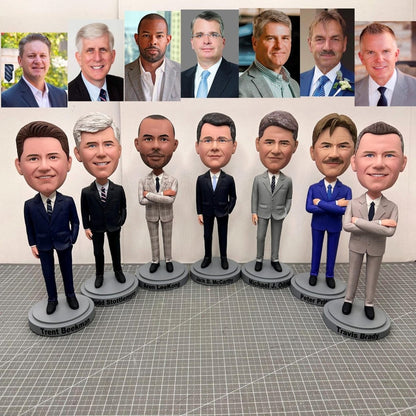 Custom Teams Bobblehead in Business Suit