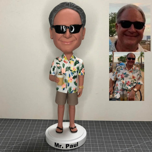 Custom casual bobblehead for dad or boss