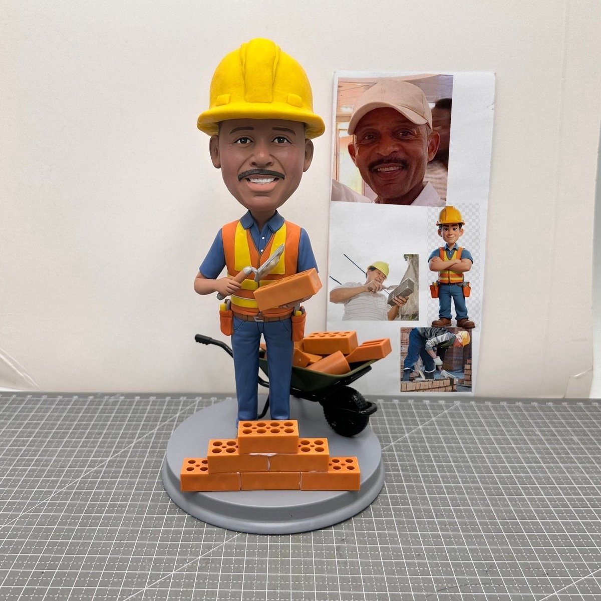Custom Construction Worker Bobbleheads