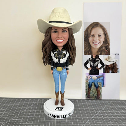 Custom Cosplay Cowboy & Matador Girl Bobbleheads