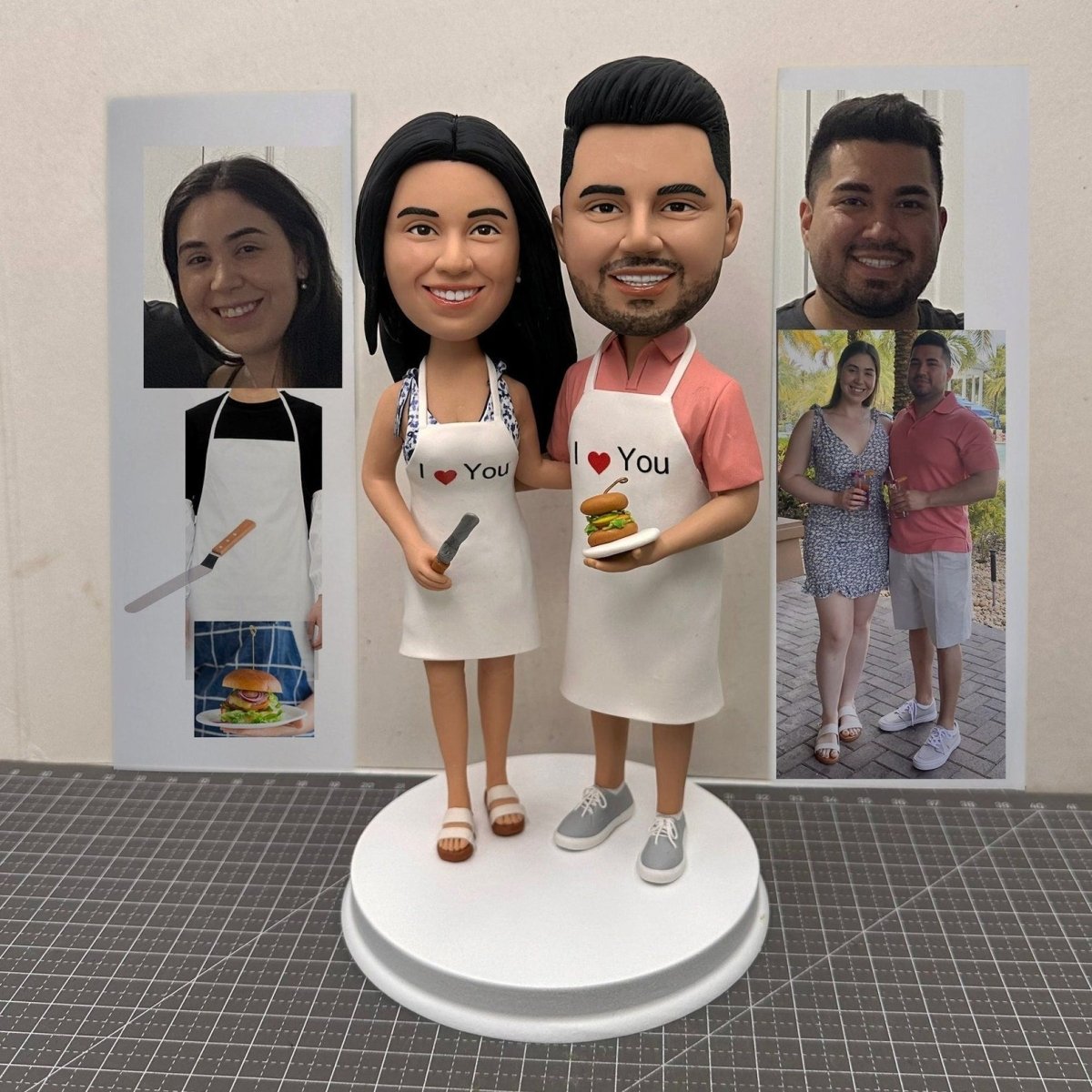 Custom Couple Chef Bobbleheads