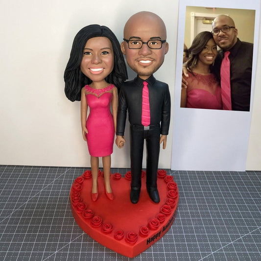Custom Couple Wedding Bobbleheads