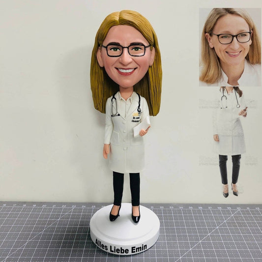 Custom Female Doctor Bobbleheads