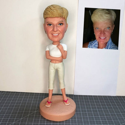 Custom Female Bobblehead for Mom
