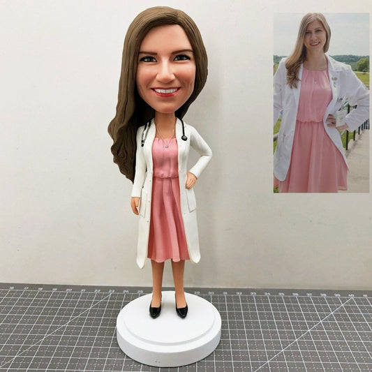 Custom Female Doctor Bobblehead Sculpt Yourself