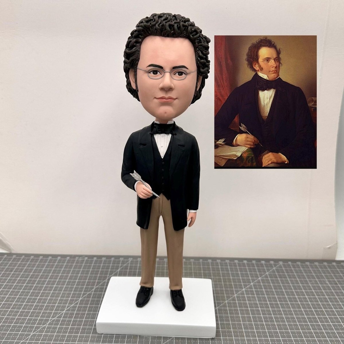 Custom Gentleman and Scholar Bobbleheads