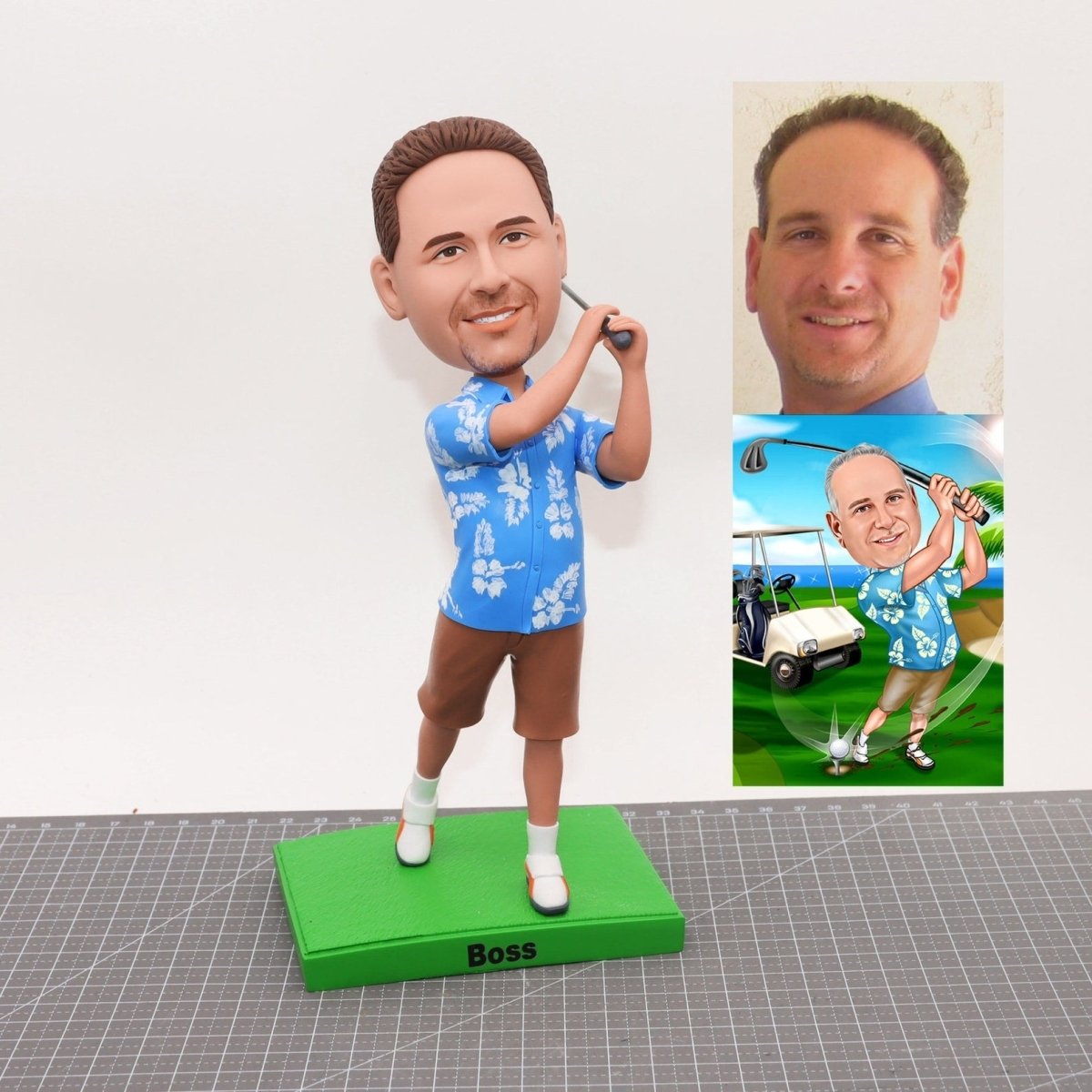 Custom Golfer Bobblehead Figurine