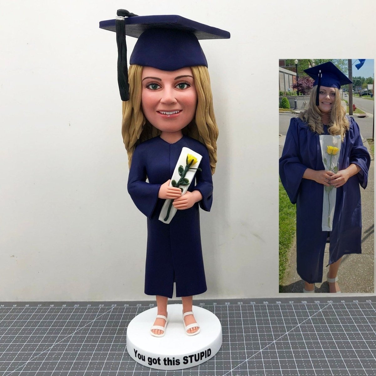 Custom Graduated Student Bobblehead
