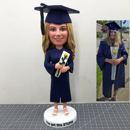 Custom Graduated Student Bobblehead