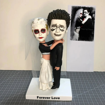Custom Halloween Wedding Bobbleheads