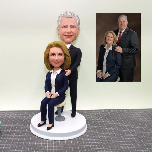 Custom Husband And Wife Bobbleheads