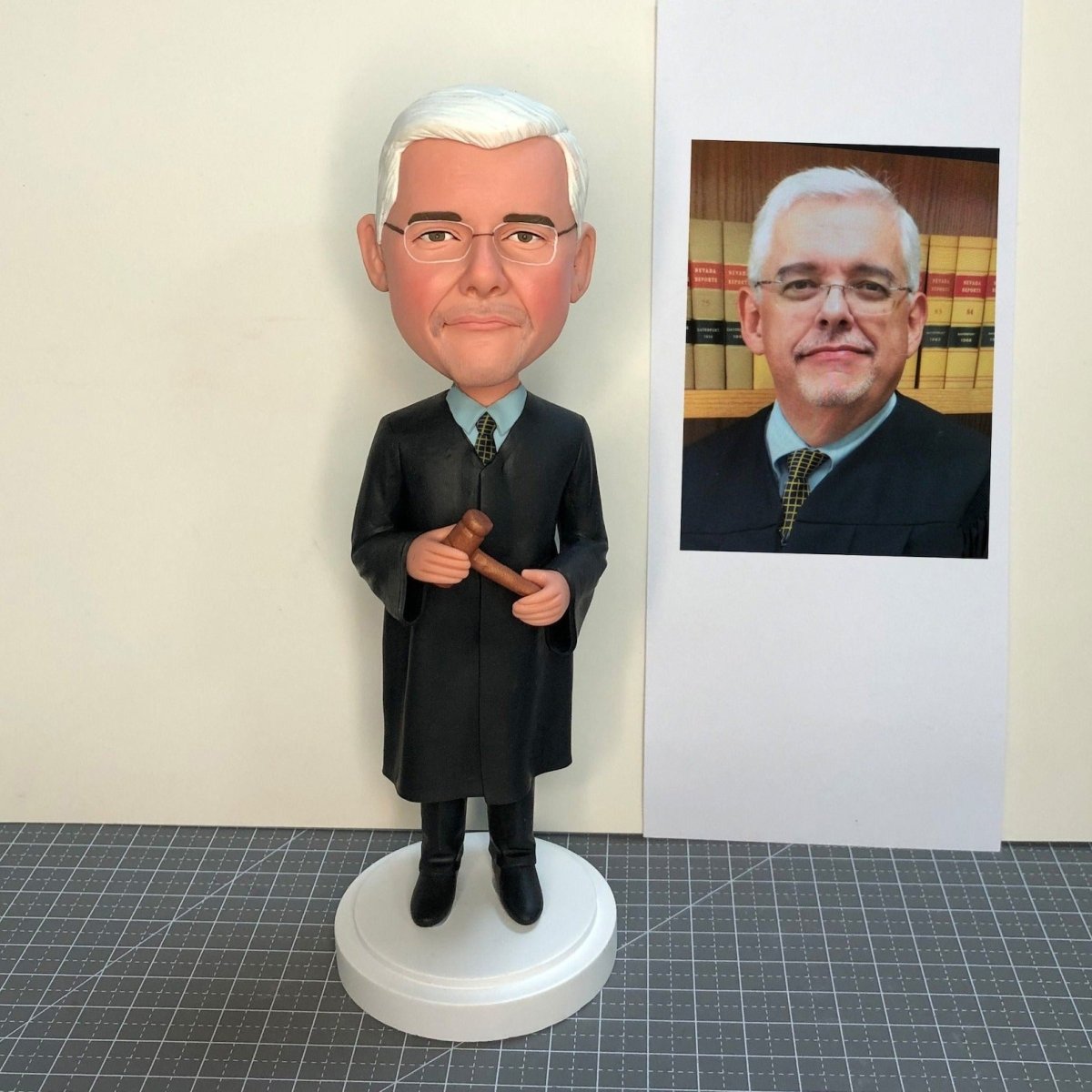 Custom judge bobblehead
