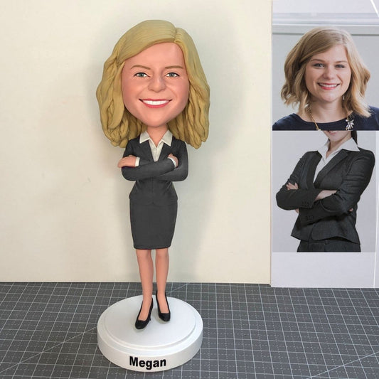 Custom Women Manager and Office Bobblehead