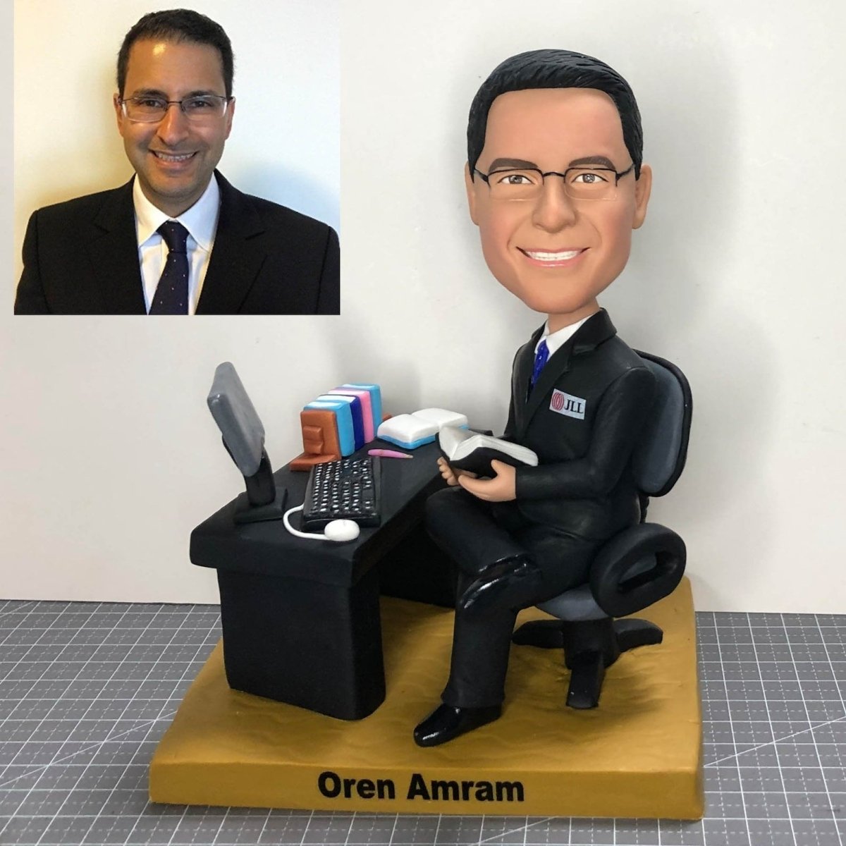 Custom Office Bobblehead for Father, Boss, Manager, or Boyfriend