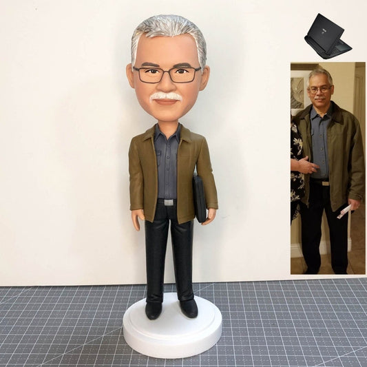 Custom old man bobbleheads
