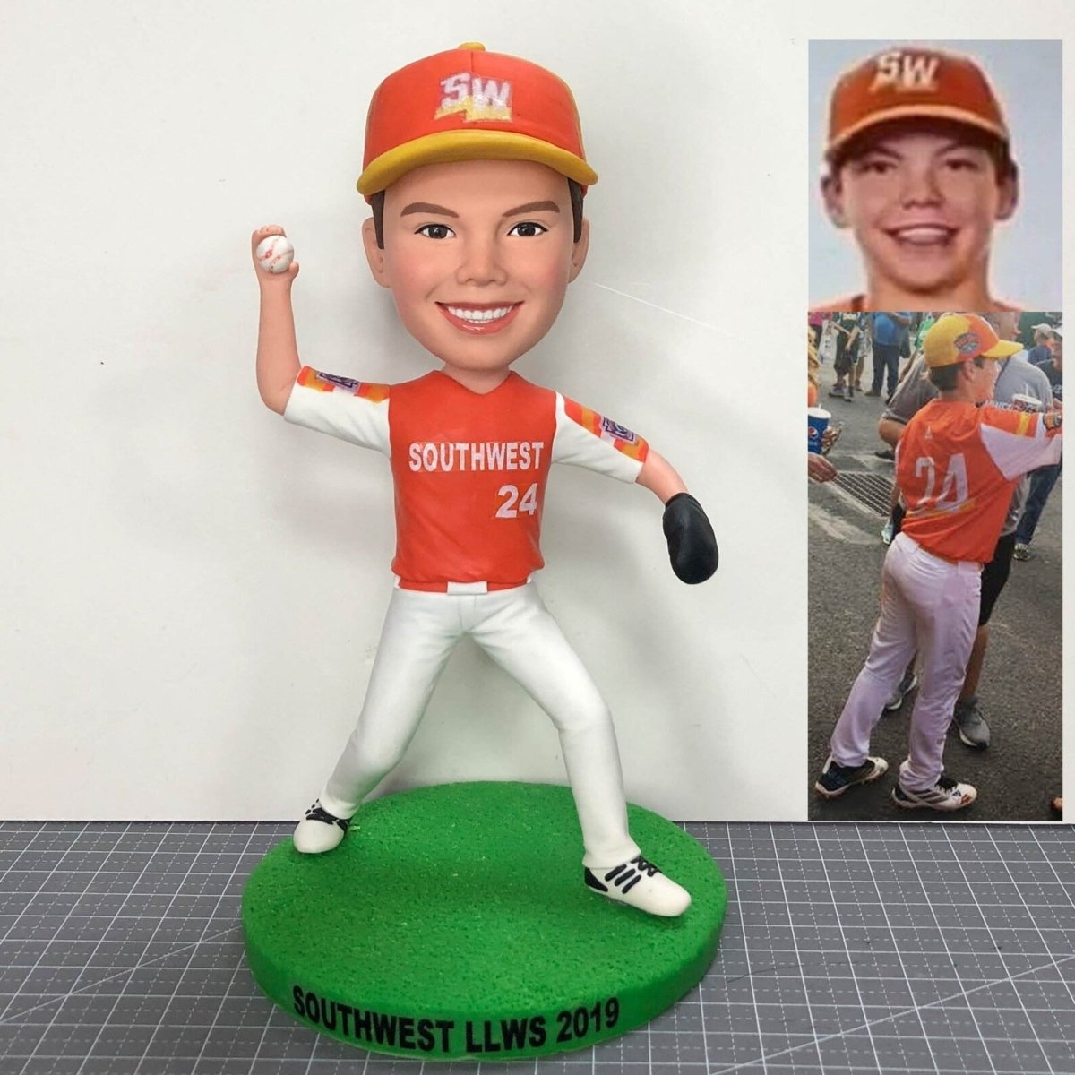 Custom Personalized Baseball Player For Grandson