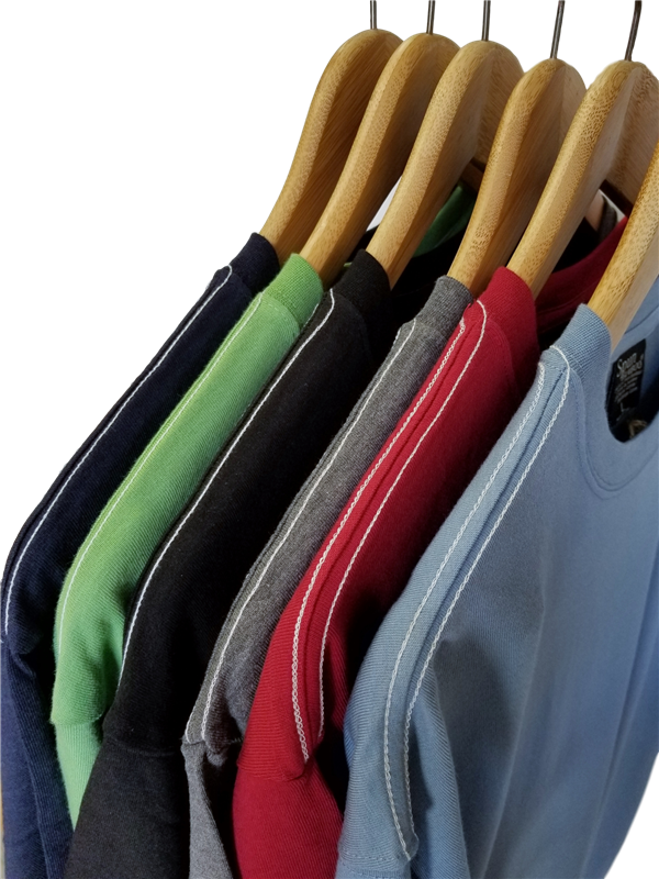 Custom Printed Men's Bamboo Viscose/Organic Cotton Short Sleeve T-Shirt