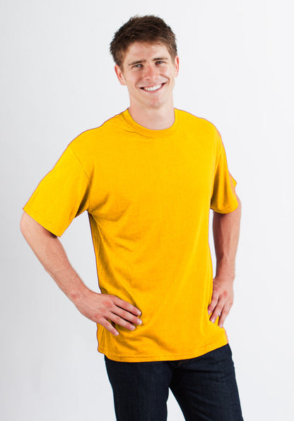 Custom Printed Men's Bamboo Viscose/Organic Cotton Short Sleeve T-Shirt